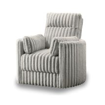 New Classic U5482-18-GRY New Classic U5482-18-GRY Embrace - Swivel Accent Chair - Light Gray