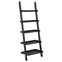 CoasterEveryday 800338 Colella - 5-Shelf Ladder Bookshelf - Cappuccino