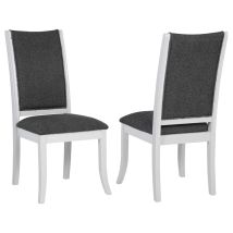 Coaster Fine Furniture 109332 Judd - Upholstered Dining Side Chair (Set of 2) - Pearl White