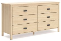 Ashley Furniture EB2444-231 Cabinella - Six Drawer Dresser - Tan