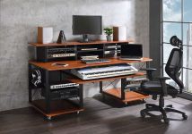 ACME OF00988 Megara - Music Desk - Cherry & Black Finish