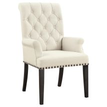 CoasterElevations 107283 Alana - Fabric Upholstered Arm Dining Chair - Beige