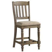 Intercon BI-BS-860C-RDO-K24 Balboa Park - Slat Stool - Roasted Oak