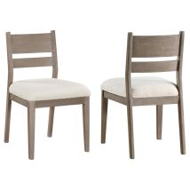 CoasterEveryday 107442 Cornelia - Wood Dining Side Chair (Set of 2) - Coastal Gray