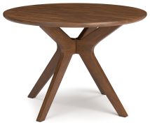 Signature Design by Ashley® D615-15 Lyncott - Brown - Round Dining Room Table