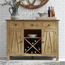 Liberty Furniture 62BR-SR4836 Liberty Furniture 62BR-SR4836 Lindsey Farm - Server - Natural & Brown