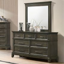 Furniture of America CM7221GY-D Houston - Dresser - Gray