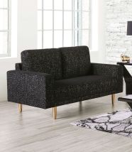 Furniture of America FM61000BK-LV Elverum - Loveseat - Black