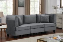Furniture of America CM6499-SF Sandrine - Sofa - Gray Fabric