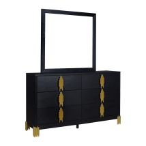 New Classic 00-2034-DM New Classic 00-2034-DM Empire - Dresser & Mirror - Black