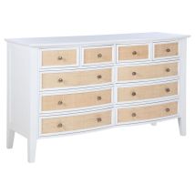 Coaster Fine Furniture 223473 Bexhill - 10-Drawer Dresser Cabinet - White