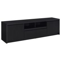 Coaster Fine Furniture 706223 Winfield - 2-Door TV Stand Media Console - Black