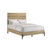 Intercon NH-BR-2440F-VNM-C Newhall - Full Bed - Vintage Oak Melamine