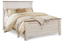 Ashley Furniture B267B8 Ashley Furniture B267B8 Willowton - Queen Panel Bed - Whitewash