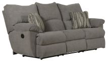 Jackson Furniture Industries 62415-1875/18-2154/38 Jackson Furniture Industries 62415-1875/18-2154/38 Sadler - Power Lay Flat Reclining Sofa With Drop Down Table - Mica