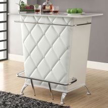 Furniture of America CM-BT6464WH Fuero - Bar Table (K/D) - White