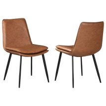 Coaster Fine Furniture 115472 Ortega - Upholstered Dining Side Chair (Set of 2) - Coffee