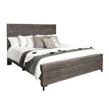 Samuel Lawrence Furniture S826-BR-K1 Austin - Queen Panel Bed - Dark Brown