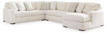 Ashley Furniture 61904S4 Chessington - 4-Piece Sectional With Raf Corner Chaise - Ivory