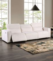 Furniture of America FM62002WH-SF-PM-PK Treharris - Power Sofa