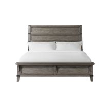 Intercon FG-BR-4965KB-STE-C Forge - King Bed - Brushed Steel