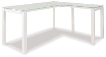 Signature Design by Ashley® H410-24 Baraga - White - L-Desk