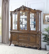 ACME DN01360 Latisha - Hutch & Buffet - Antique Oak Finish