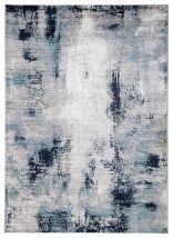 Ashley Furniture R404871 Leonelle - 8' x 10' Rug - White / Blue / Gray
