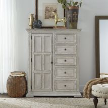Liberty Furniture 361W-BR42 Big Valley - Door Chest - Whitestone