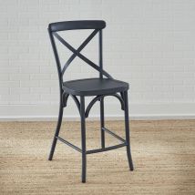 Liberty Furniture 179-B300524-N Vintage Series - X Back Counter Chair - Navy