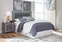Ashley Furniture B214-57 Lodanna - Queen UPH Panel Headboard - Gray