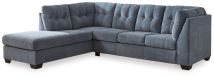 Signature Design by Ashley® 55303S1 Marleton - Denim - 2-Piece Sectional With Laf Corner Chaise