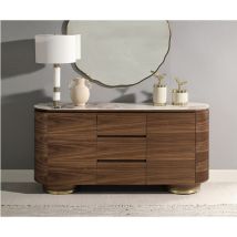 ACME DN03148 Willene - Server With Ceramic Top - Walnut