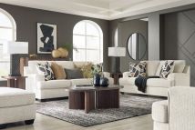 Benchcraft® 44604/38/35/23/14 Benchcraft® 44604/38/35/23/14 Heartcort - 4 Pc. - Sofa, Loveseat, Chair And A Half, Ottoman - Quartz