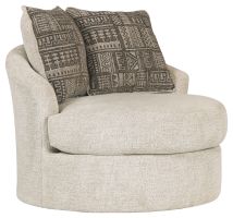 Ashley Furniture 9510444 Soletren - Swivel Accent Chair - Stone