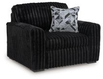 Ashley Furniture 9810323 Midnight-Madness - Chair And A Half - Onyx