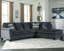 Millennium® by Ashley 83905/66/17 Abinger - Smoke - Right Arm Facing Chaise 2 Pc Sectional