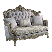 ACME LV01781 Miliani - Loveseat With 3 Pillows - Antique Bronze
