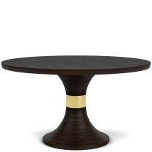 Riverside Furniture 27151-27152 Lydia - Round Dining Table - Dark Brown