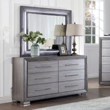 Furniture of America CM7468GY-D Raiden - Dresser - Gray