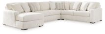 Ashley Furniture 61904S3 Ashley Furniture 61904S3 Chessington - 4-Piece Sectional With Laf Corner Chaise - Ivory
