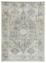 Signature Design by Ashley® R404132 Precia - Gray / Cream - Medium Rug