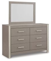 Signature Design by Ashley® B1145B1 Surancha - Gray - Dresser And Mirror