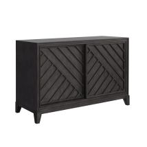 Samuel Lawrence Furniture S964-146 Lenox - Sliding Door Server - Black