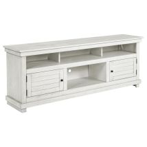 Coaster Fine Furniture 710053 Payne - 70" TV Stand Media Console - Distressed White