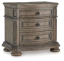 Ashley Furniture B944-93 Ardenfield - Three Drawer Night Stand - Light Brown