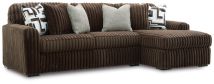 Ashley Furniture 98104S2 Ashley Furniture 98104S2 Midnight-Madness - 2-Piece Sectional Sofa With RAF Corner Chaise - Chocolate