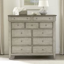 Liberty Furniture 457-BR32 Ivy Hollow - 11 Drawer Chesser - White