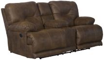 Jackson Furniture Industries 64389-1228/29-3028/29 Jackson Furniture Industries 64389-1228/29-3028/29 Voyager - Fabric Power Lay Flat Reclining Console Loveseat - Elk
