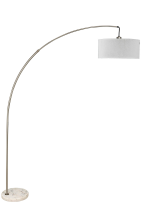 Furniture of America L76931SN Jess - Arc Lamp - Brushed Steel